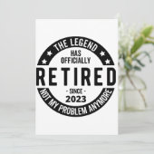 退職計画 招待状 (スタンド正面)