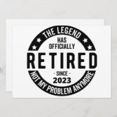 退職計画 案内状 (正面/裏面)