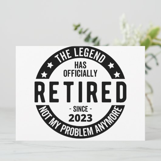 退職計画 案内状 (スタンド正面)