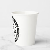 退職計画 紙コップ (左)