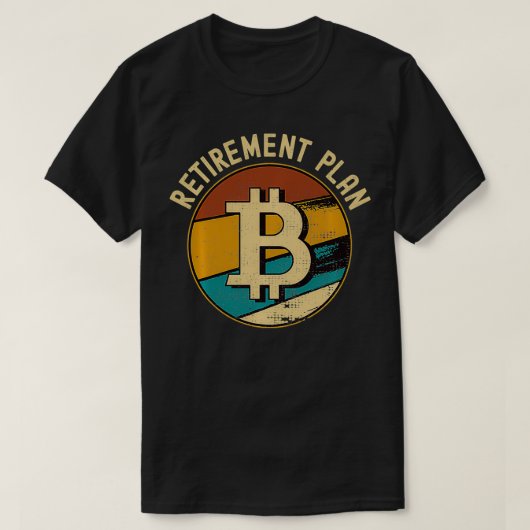 退職計画B Bitcoinプルオーバー Tシャツ (デザイン正面)