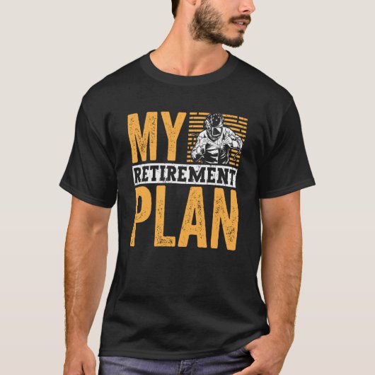 退職計退職した画の溶接を歓迎す男性へる Tシャツ (正面)