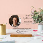 退職記念 アクリルサイン (ウェディング)