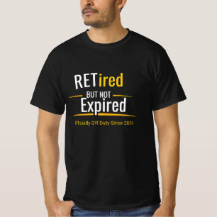 退職記念Tシャツ 2026年 退職ギフト ジョークTシャツ Tシャツ