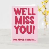 退職証恋しく思を渡す カード (黄色い花)