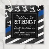 退職警察官応援 フェイバータグ (正面)