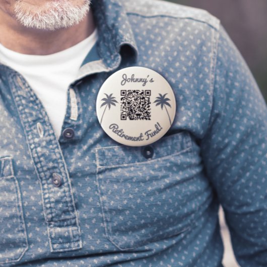 退職資金ベンモqrコード 缶バッジ