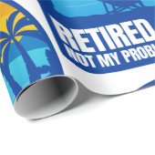 退職退職した2022おもしろいは問題ではない ラッピングペーパー (ロールコーナー)