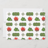 退職遠くにパーティー新方位コンパス 招待状 (裏面)