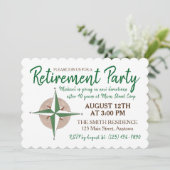 退職遠くにパーティー新方位コンパス 招待状 (スタンド正面)