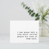 退職金おもしろい/退職金 シーズンカード (スタンド正面)