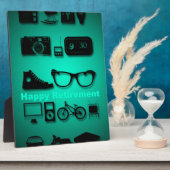 退職金が好きなもの フォトプラーク (側面)