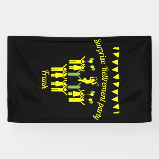 退職金の支払 横断幕 (横)