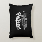 退職金は誰が月曜日に幸せなのか。退職した アクセントクッション (正面(垂直))