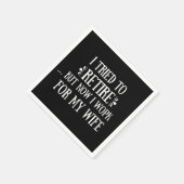 退職金を引き取おもしろいろうとし男性へた スタンダードカクテルナプキン (角)