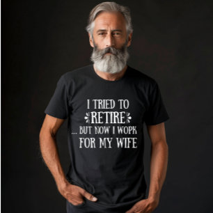 退職金を引き取おもしろいろうとし男性へた Tシャツ