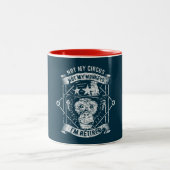 退職金マグロアティメントオフィスギフト男性女性 ツートーンマグカップ (中央)