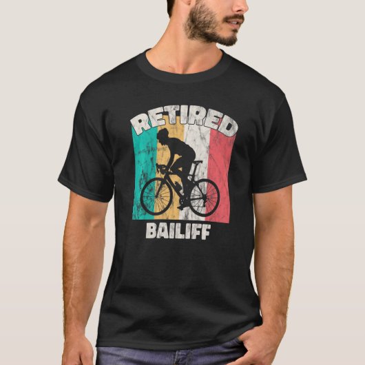 退職金退職した執行吏 Tシャツ (正面)