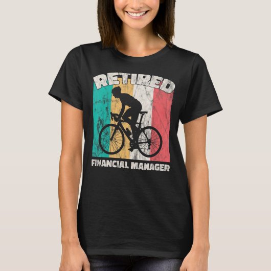 退職金退職した融管理者 Tシャツ (正面)