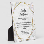 退職金,ボス,従業員,ロングサービス フォトプラーク (側面)