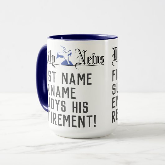 退職金 マグカップ (正面左)