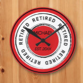 退職金 ラウンド壁時計