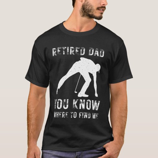退職金 |公式シ退職したャツ |ゴルフ Tシャツ (正面)