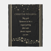 退職金！除ユニーク定毛布 フリースブランケット (正面)