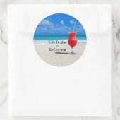 退職霜の降りた、ビーチ ラウンドシール (バッグ)