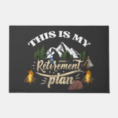 退職飛行機forsure ドアマット (正面)