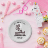 退職魚釣りアットザレイクフィッシャーマンヴィンテージ ペーパープレート (パーティー)