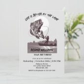 退職魚釣りアットザレイクフィッシャーマンヴィンテージ 招待状 (スタンド正面)