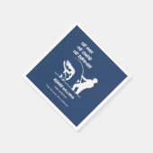 退職魚釣りザロードファービッグフィッシュ スタンダードカクテルナプキン (角)