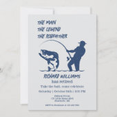 退職魚釣りザロードファービッグフィッシュ 招待状 (正面)