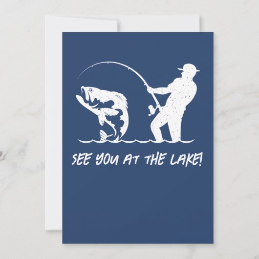 退職魚釣りザロードファービッグフィッシュ 招待状 (裏面)