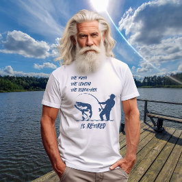 退職魚釣りザロードファービッグフィッシュ Tシャツ