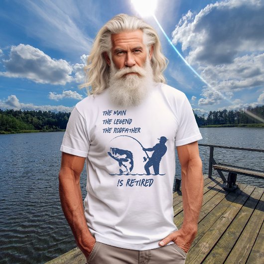 退職魚釣りザロードファービッグフィッシュ Tシャツ