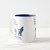 退職魚釣りザ・ロドファービッグフィッシュギフト ツートーンマグカップ (正面左)