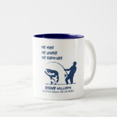 退職魚釣りザ・ロドファービッグフィッシュギフト ツートーンマグカップ (正面右)