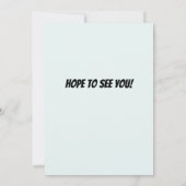 退職魚釣り棒 招待状 (裏面)