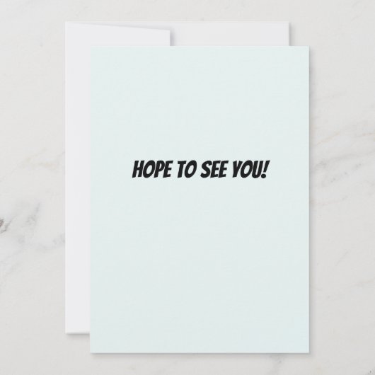 退職魚釣り棒 招待状 (裏面)