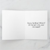 退職2の大きいカードの退職したなお祝い カード (内部)