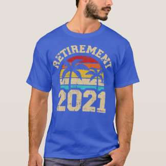 退職2021ヴィンテージレトロ Tシャツ