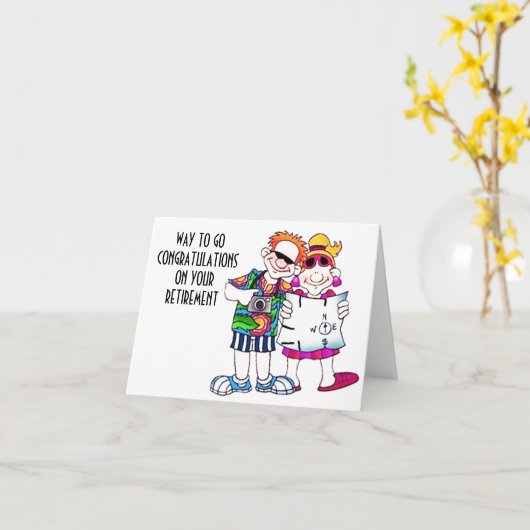 ***退職***おめでとう カード (黄色い花)