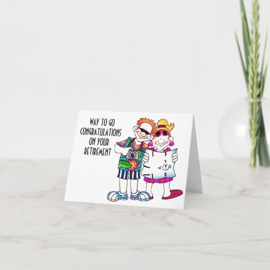 ***退職***おめでとう カード (正面)