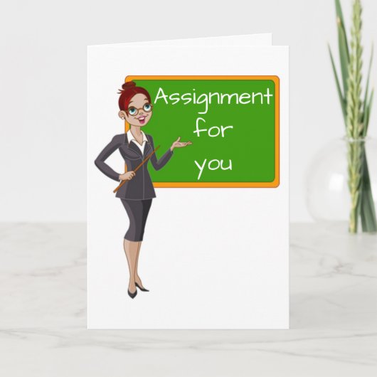 **退職**の割り当て****楽しむ**** カード (正面)