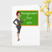 **退職**の割り当て****楽しむ**** カード (黄色い花)