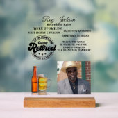 退職 アクリルサイン (ニュートラル)