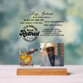 退職 アクリルサイン (ニュートラル)