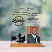 退職 アクリルサイン (ニュートラル)